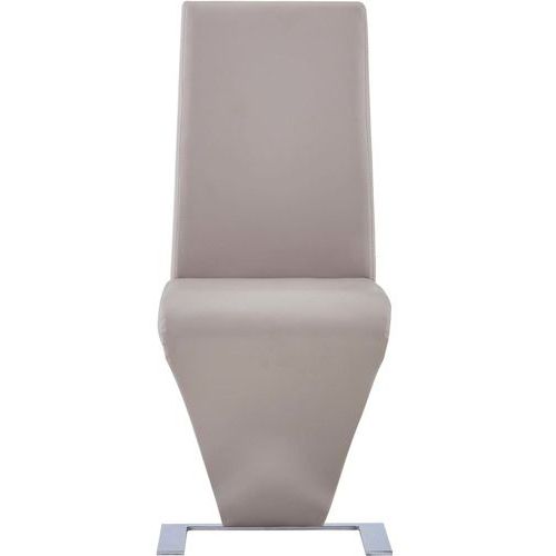 Blagovaonske stolice od umjetne kože 2 kom boja cappuccina - *Oštećena ambalaža/Izložbeni primjerak slika 1