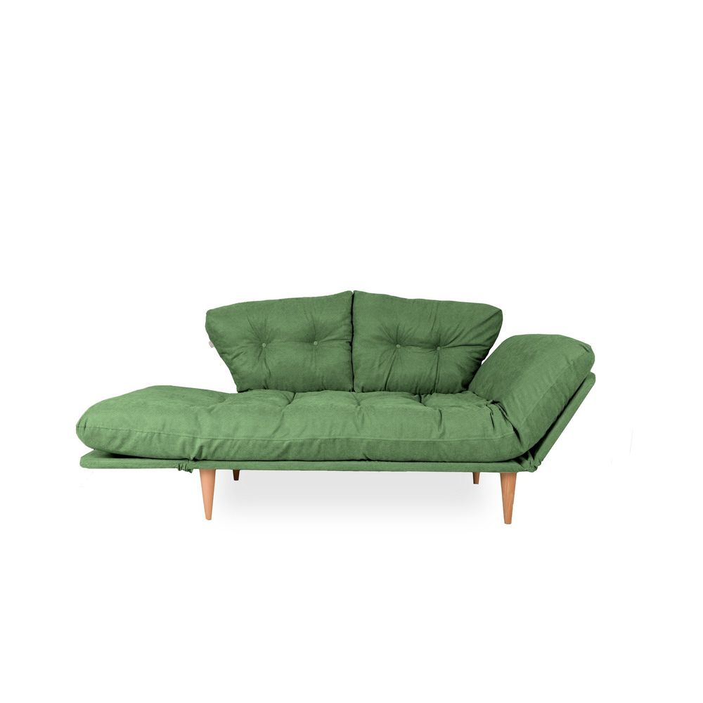 Nina Daybed - Zeleni GR106 Trokrvni Kauč na Razvlačenje slika 6