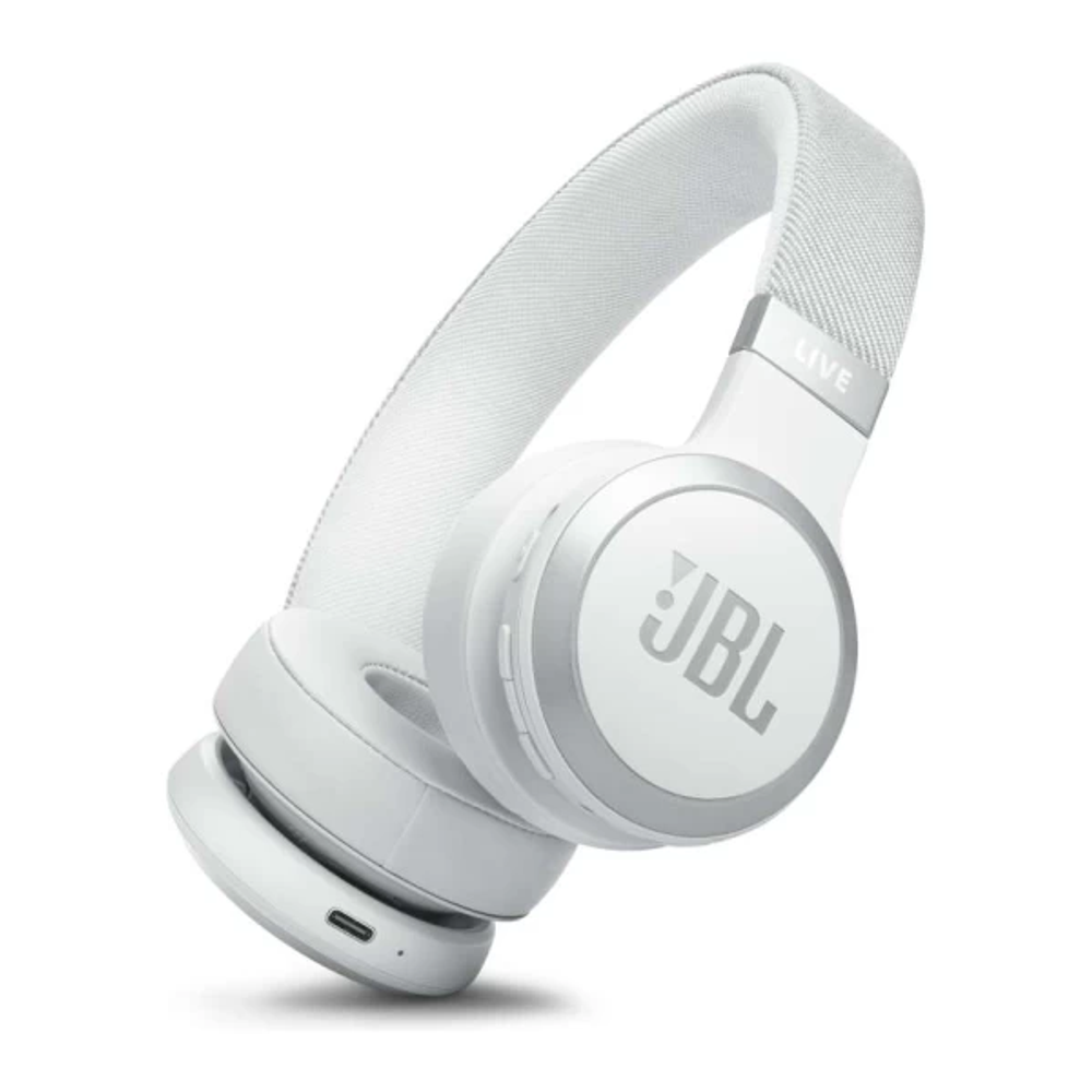 JBL LIVE 670 NC WHITE bežične bluetooth slušalice on-ear slika 1