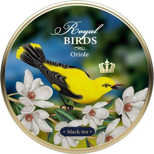 Richard Royal Birds - Crni čaj, 40g rinfuz, ORIOLE metalna kutija 11013142 slika 1