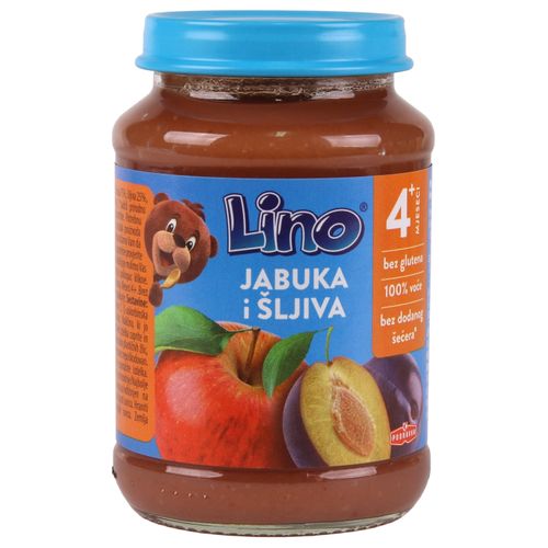 Lino kašica šljiva jabuka bez glutena 190g slika 1