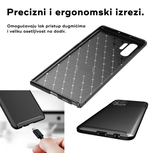 Torbica Defender Carbon za Samsung A556B Galaxy A55 5G crna slika 3