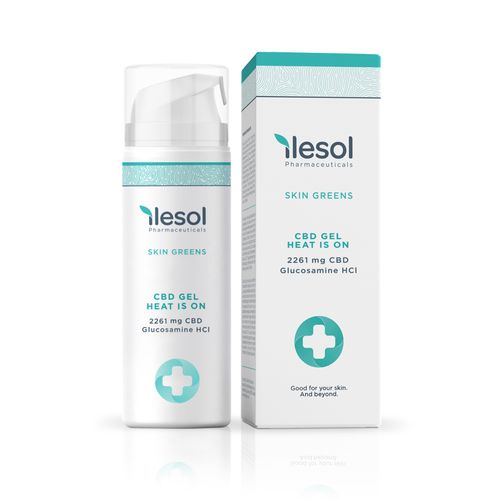 Ilesol CBD gel heat is on 2261mg slika 1