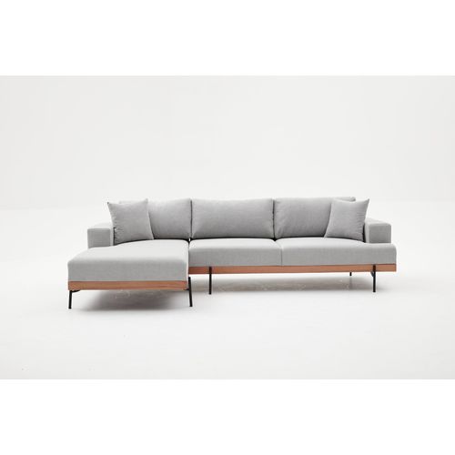 Atelier Del Sofa Kutna garnitura, Sivo, Liva Left - Grey slika 14