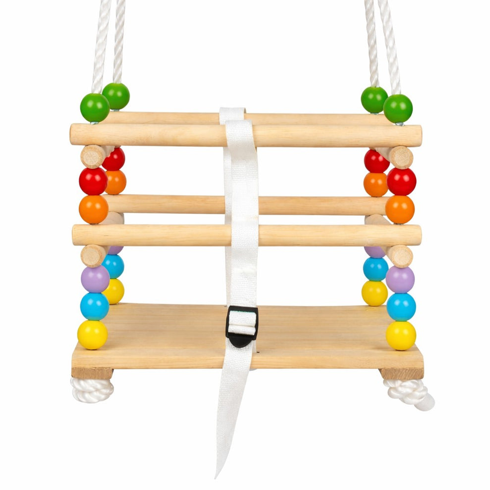 Kinder Home Drvena ljuljačka za djecu do 25kg slika 2
