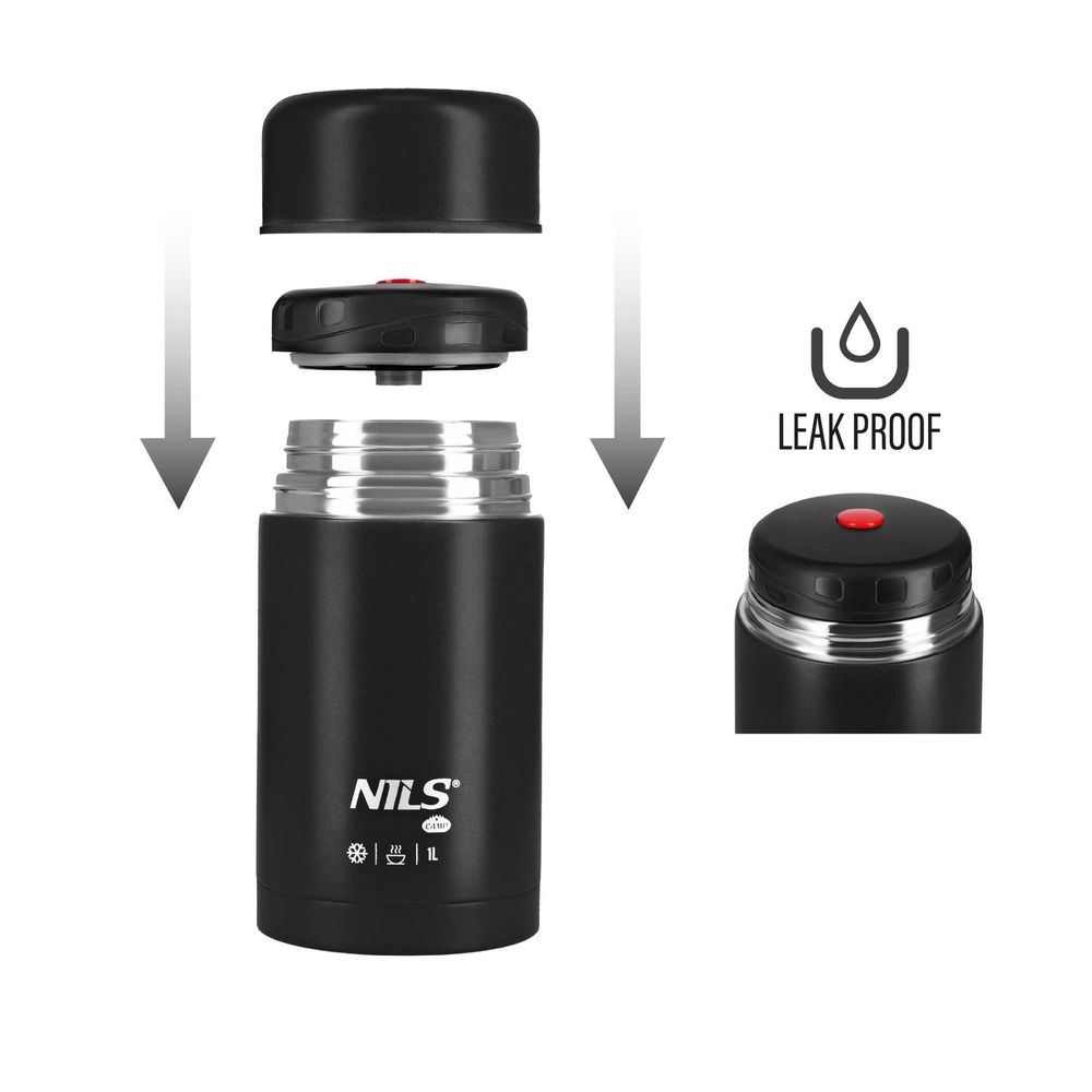 Nc3802 kutija za užinu 1000 ml crni nils camp slika 8