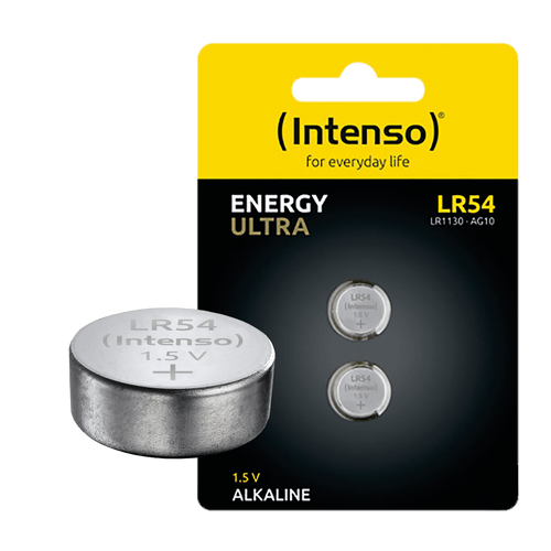 (Intenso) Baterija alkalna LR54/2, 1,5V dugmasta, blister 2 kom - LR54/2 slika 2