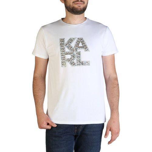 Karl Lagerfeld muška majica KL21MTS01 White slika 1