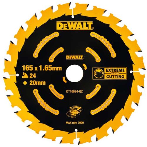 Dewalt DT10624 list kružne pile 165x20x24t  slika 1