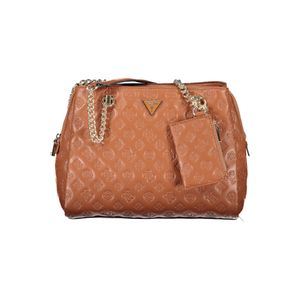 GUESS JEANS WOMEN'S BAG BROWN