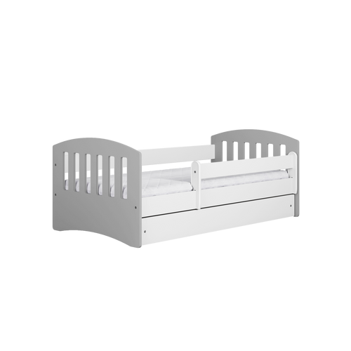 Drveni dječji krevet Classic s ladicom - sivi - 160*80cm slika 2