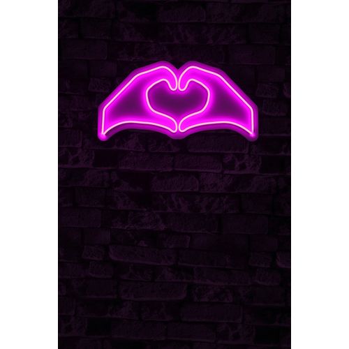 Wallity Ukrasna plastična LED rasvjeta, Sweetheart - Pink slika 2