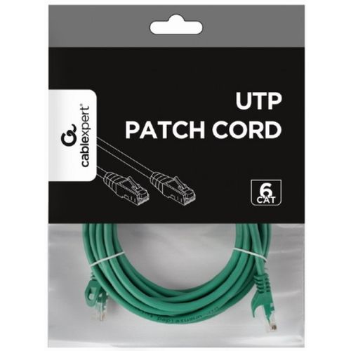 PP6U-3M/G Gembird Mrezni kabl, CAT6 UTP Patch cord 3m green slika 2