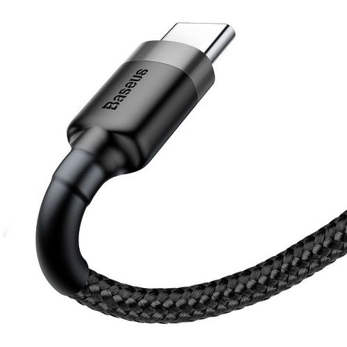 Baseus Cafule kabel USB-C 3A 0.5m (siva+crna) slika 2