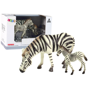 Kolekcionarske figurice zebra s bebom