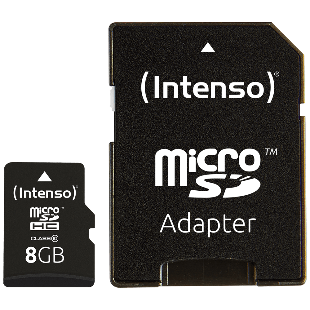 (Intenso) Micro SD Kartica 8GB Class 10 (SDHC &amp; SDXC) sa adapterom - SDHCmicro+ad-8GB/Class10 slika 2