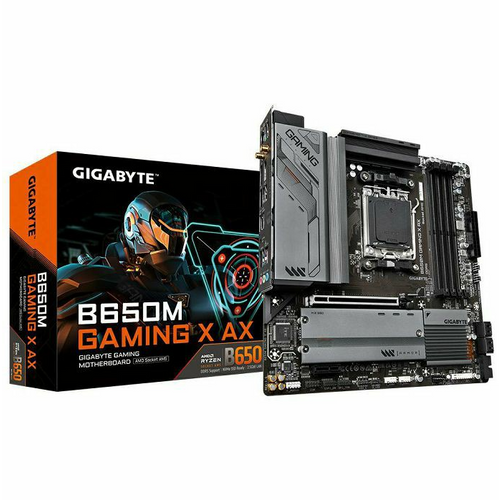 GIGABYTE MB AM5 B650 4 x DDR5 2 x M.2 4 x SATA 2 x DisplayPorts 1 x HDMI port Micro ATX slika 1