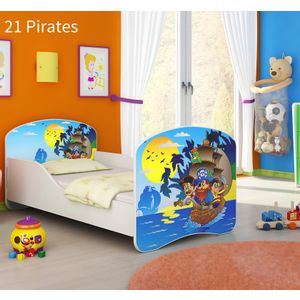 Dječji krevet ACMA s motivom 140x70 cm 21-pirates
