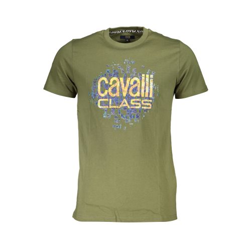 CAVALLI CLASS T-SHIRT SHORT SLEEVE MAN GREEN slika 1