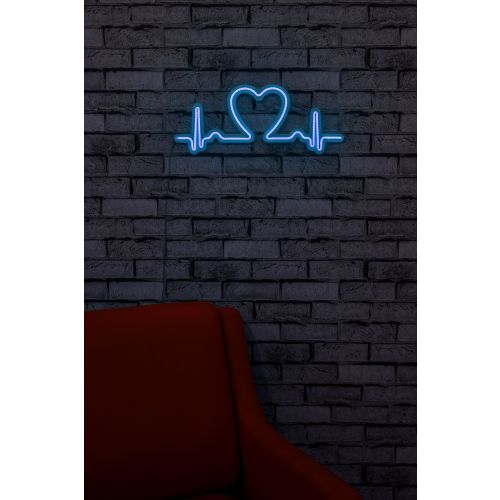 Love Rhythm - Dekorativna Plastična LED Rasveta u Plavoj Boji slika 3