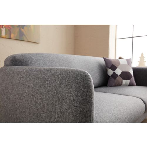 Atelier Del Sofa Kutna garnitura na razvlačenje, Sivo, Venus L - Grey slika 5