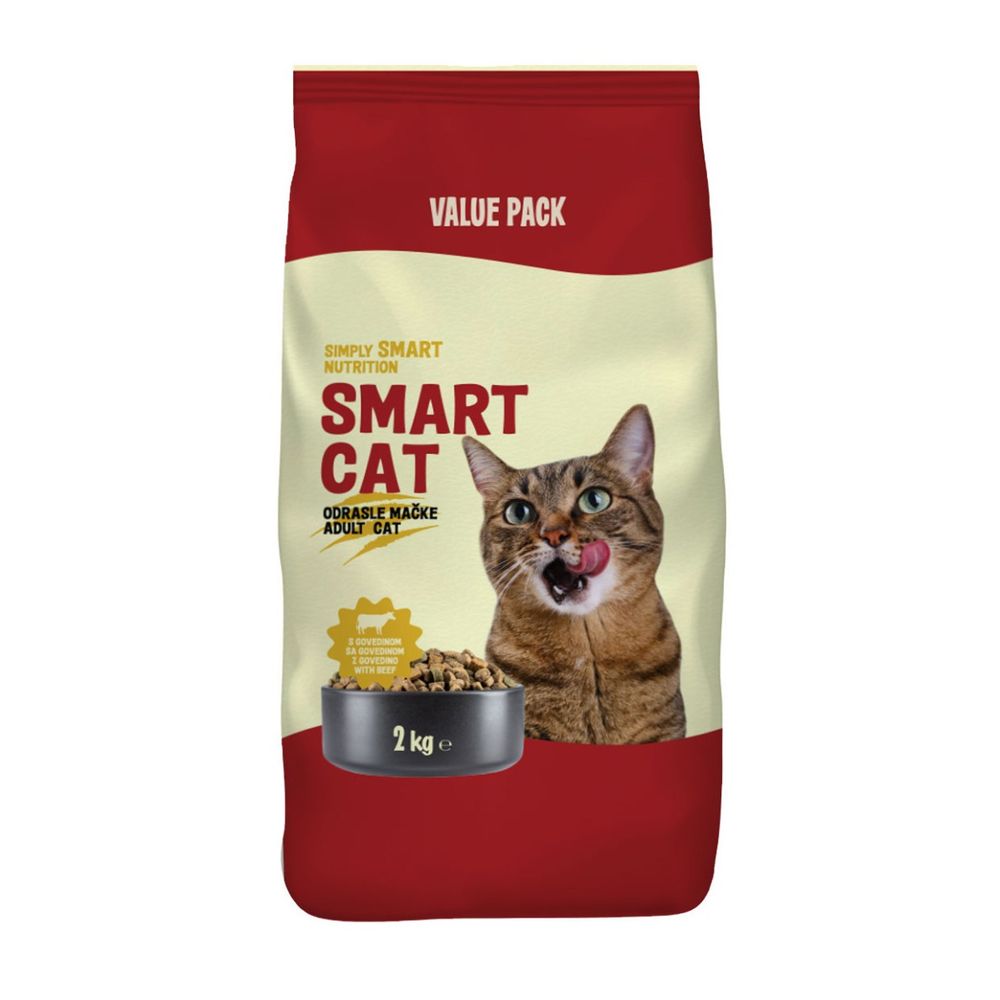 SMART CAT Adult govedina 2 kg slika 1
