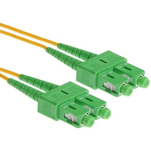 NFO Patch cord, SC APC-SC APC, Singlemode, 9 125, G.657.A2, Duplex, 3mm, 10m slika 1