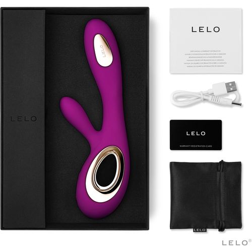 Lelo Soraya Wave Deep Rose vibrator koji stimuliše g-tačku i klitoris istovremeno slika 2