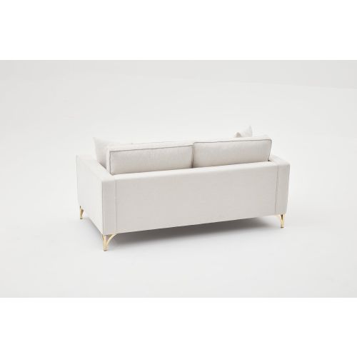 Atelier Del Sofa Dvosjed, Krem Zlato, Berlin - Cream, Gold slika 5