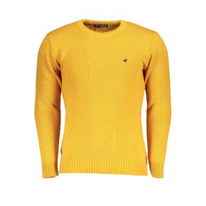 US GRAND POLO MEN'S YELLOW SWEATER