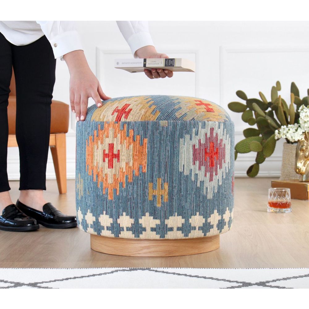 Pouffe Ferruz - Plavi slika 2