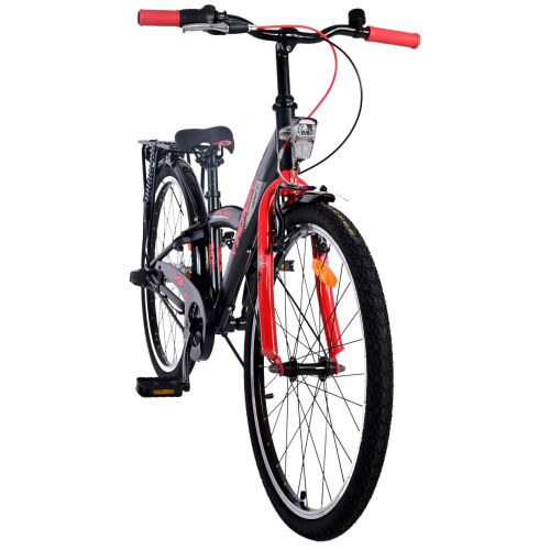 Dječji bicikl Volare Thombike 24" crno-crveni 3 brzine slika 7