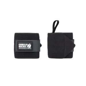 Gorilla Wear Steznici za zglobove BASIC, Crni