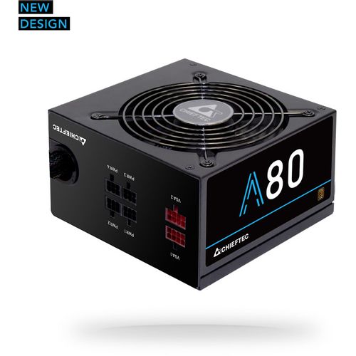 Chieftec PSU 650W CTG-650CA-80 seria,12cm fan,Active PFC85+Efficiency,2xPCIe,6xSATA,Semi-modular slika 1