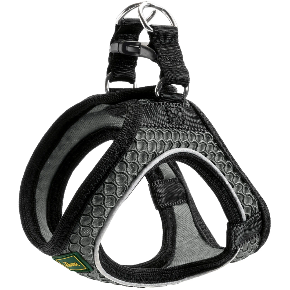 Hunter oprsnica za pse Hilo Comfort siva reflektirajuća slika 1