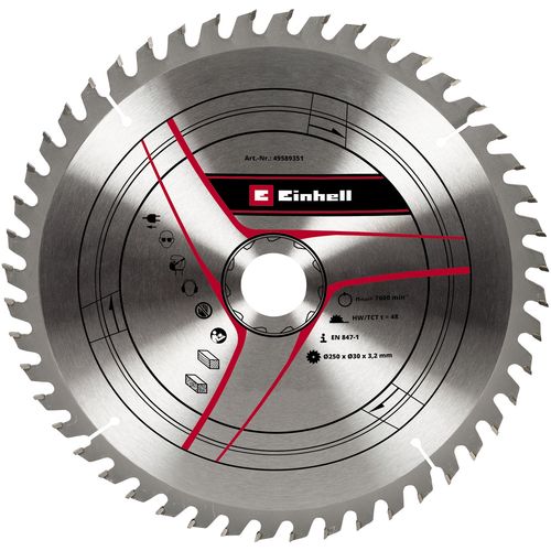 EINHELL Rezni list 250x30x3,2 mm/2,2 mm, 48Z za TC-TS 2025 slika 1