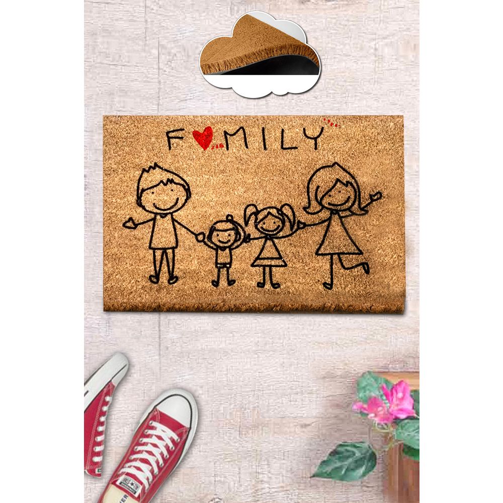 Coco Nuclear Family Višebojni Coco Otirač slika 1