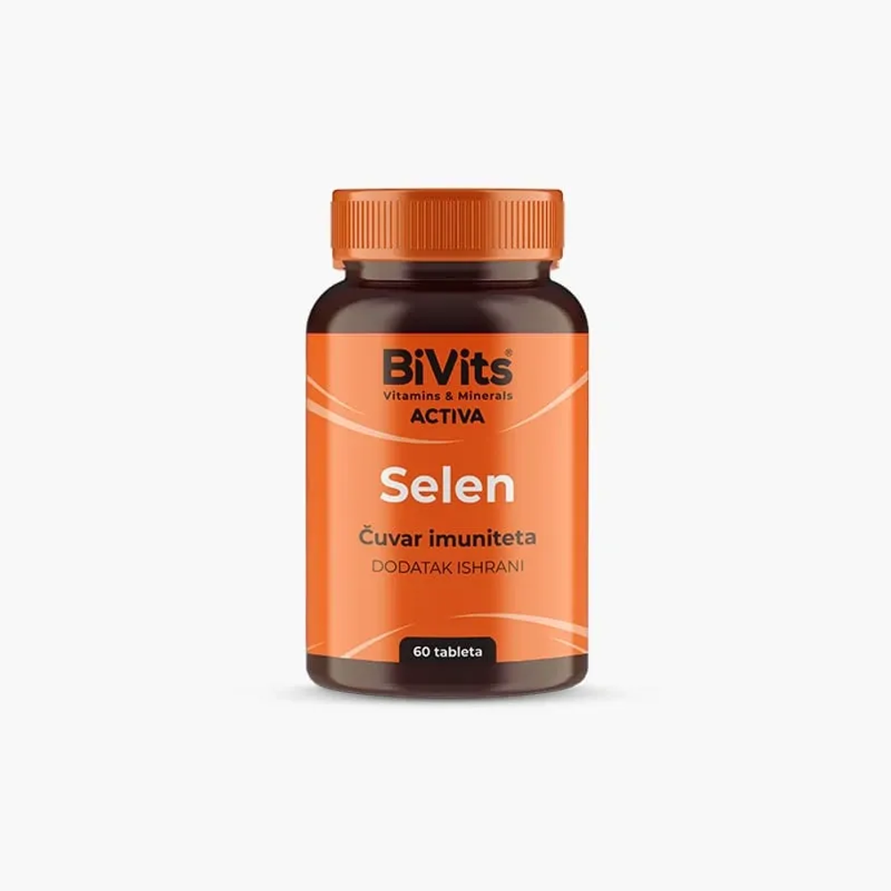 BiVits Selen 60 TBL - Organski Selen za Optimalno Zdravlje slika 1