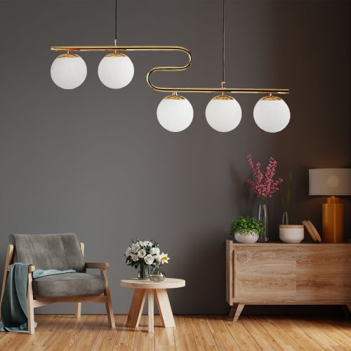 Lampa Viseća APP1599-5CP Gold slika 6