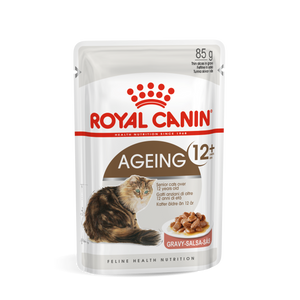 ROYAL CANIN FHN Ageing 12+ Gravy, potpuna hrana u vrećici za  odrasle mačke starije od 12 godina, komadići u umaku, 12x85 g