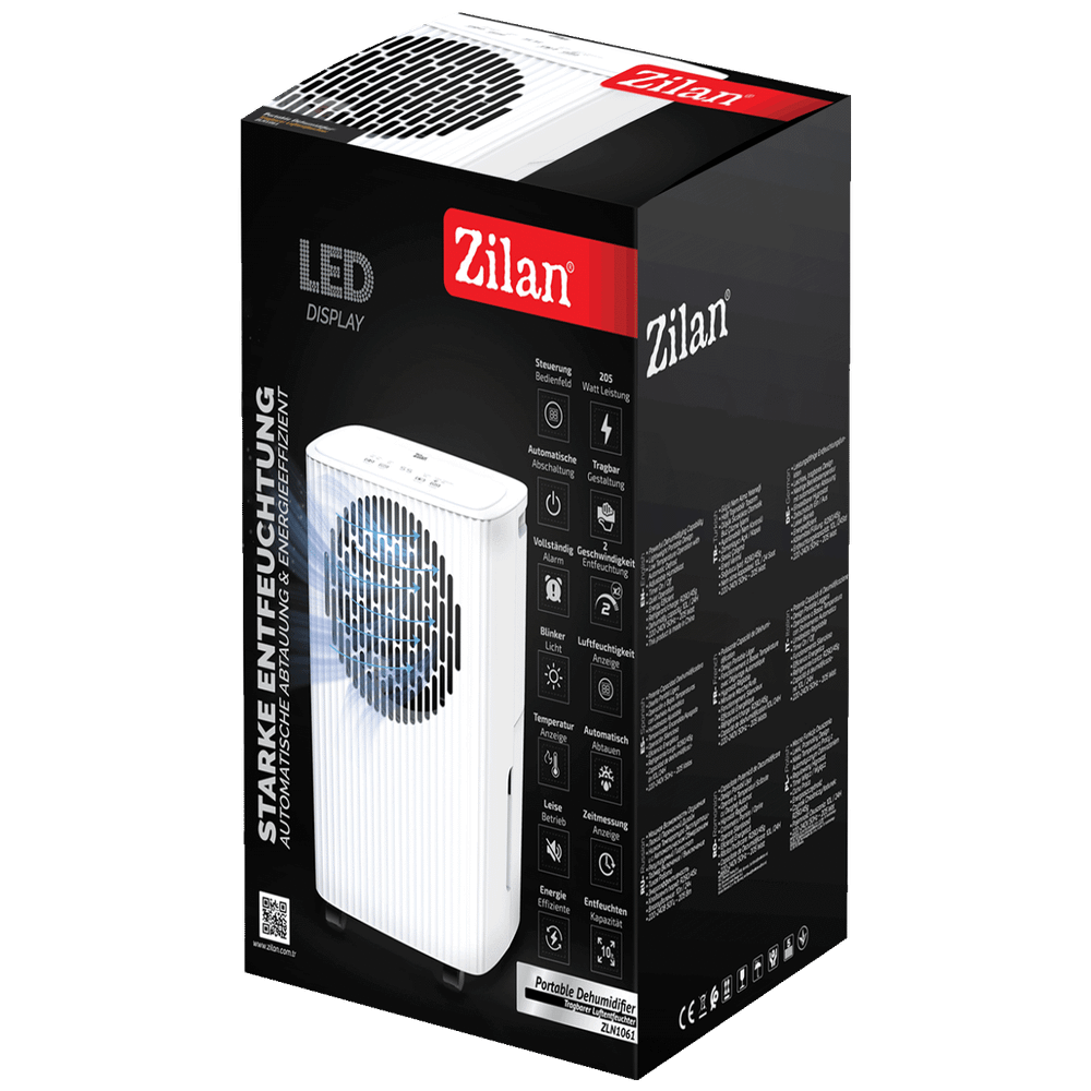 Zilan Isušivač/Odvlaživač zraka, 10l/24h, R290 - ZLN1061 slika 4