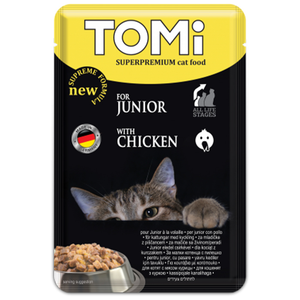 TOMi hrana za mačke Junior piletina 100g