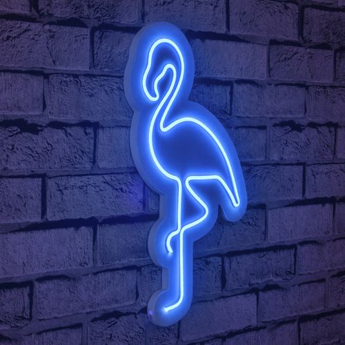 Wallity Ukrasna plastična LED rasvjeta, Flamingo - Blue slika 10