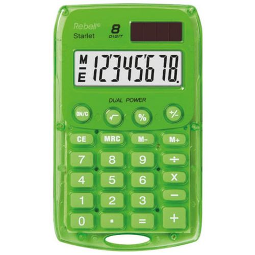 Kalkulator komercijalni Rebell Starlet green slika 1
