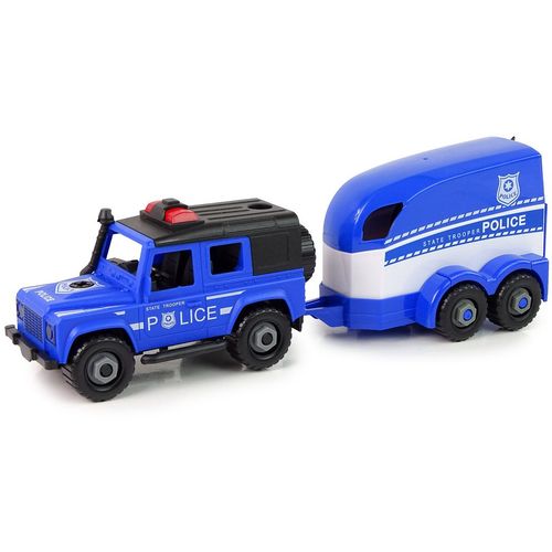 Dječji DIY set policijski transporter za konja slika 3