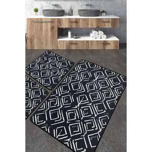 Set višebojnih prostirki za kupatilo Cenero (3 komada)