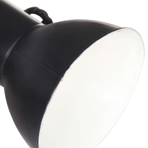 Industrijska zidna svjetiljka crna 90 x 25 cm E27 slika 14