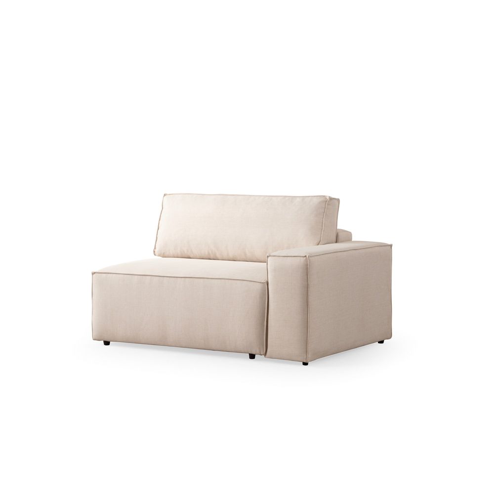 Pırlo Corner Left - Ecru Ugao Sofa na Razvlačenje slika 9