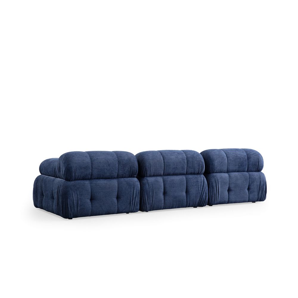 Petite 3 - Noćna Plava Sofa za Tri Osobe slika 5