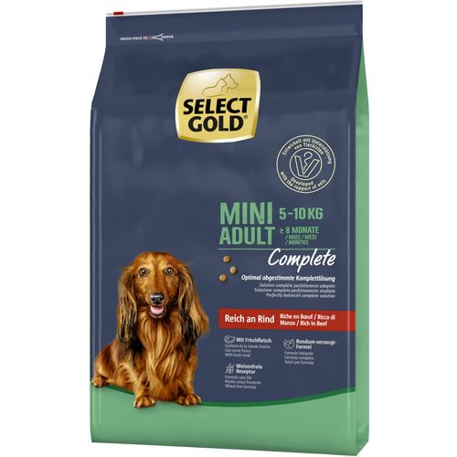 Select Gold DOG Complete Mini Adult govedina 1 kg slika 1